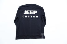 Черный свитшот с логотипом «JEEP CUSTOM»